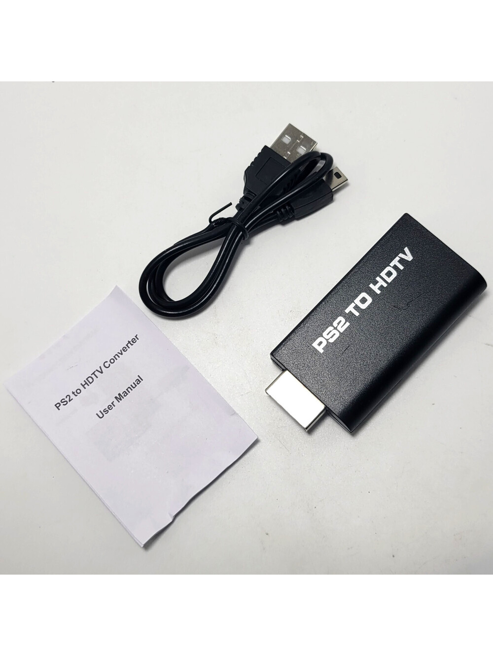 PS2 to HDMI HD Adapter for PlayStation 1/2/3 Video Converter Monitor HDTV 1080P